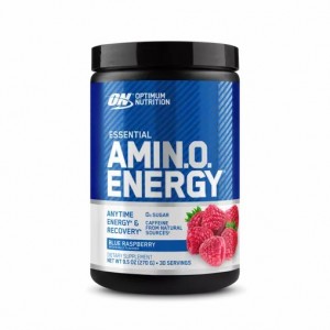 Optimum Nutrition ESSENTIAL AMIN.O. ENERGY® Blue Raspberry 0.6 lb (30 Servings) Romania | 9310-KFOIZ