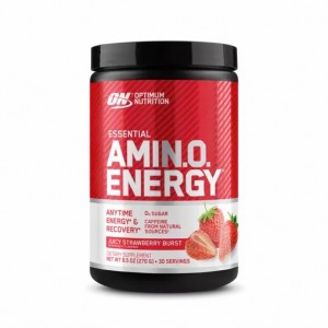 Optimum Nutrition ESSENTIAL AMIN.O. ENERGY® Juicy Strawberry - Notify Me 0.6 lb - Notify me Romania | 7863-DUBRL