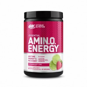 Optimum Nutrition ESSENTIAL AMIN.O. ENERGY® Strawberry Lime 0.6 lb (30 Servings) Romania | 7045-WXSPA