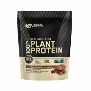 Optimum Nutrition GOLD STANDARD® 100% Plant Rich Chocolate Fudge 1.06 lb (12 Servings) Romania | 1759-TAJFS