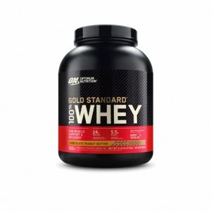 Optimum Nutrition GOLD STANDARD 100% WHEY™ Chocolate Peanut Butter 5 lb (68 Servings) Romania | 1374-GHWQV