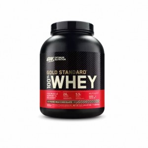 Optimum Nutrition GOLD STANDARD 100% WHEY™ Extreme Milk Chocolate 5 lb (71 Servings) Romania | 3719-TQFGC