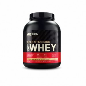 Optimum Nutrition GOLD STANDARD 100% WHEY™ French Vanilla Creme 5 lb (73 Servings) Romania | 1897-KQBWC