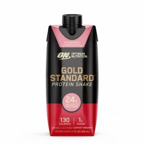 Optimum Nutrition GOLD STANDARD® Ready To Drink Protein Shake *new* Strawberry 12 Cartons (12 Servings) Romania | 8362-MXZEJ