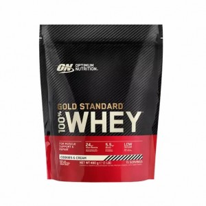 Optimum Nutrition Gold Standard 100% Whey Protein Powder Cookies & Cream 480 grams (15 Servings) Romania | 1698-LFDCK