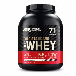 Optimum Nutrition Gold Standard 100% Whey Protein Powder Cookies & Cream 2.27 kg (71 Servings) Romania | 2874-ZQDCL