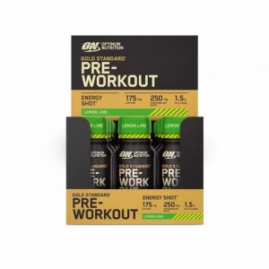 Optimum Nutrition Gold Standard Pre-Workout Shot Lemon Lime 720 ml (12 pieces) Romania | 2078-UAJWS