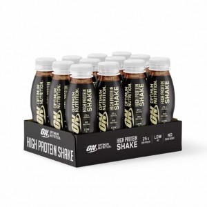 Optimum Nutrition High Protein Shake Elite Chocolate 3300 ml (12 pieces) Romania | 0762-NRASG