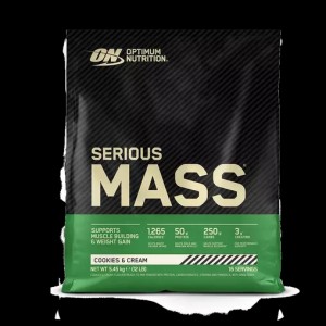 Optimum Nutrition Serious Mass Cookies & Cream 5.45 kg (16 Servings) Romania | 5371-QAHGL