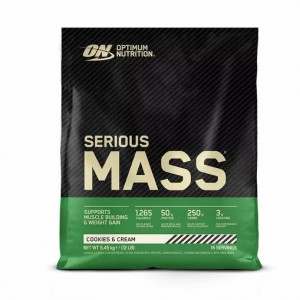 Optimum Nutrition Serious Mass Gainer Cookies & Cream 5.45 kg (16 Servings) Romania | 0521-ATMBQ