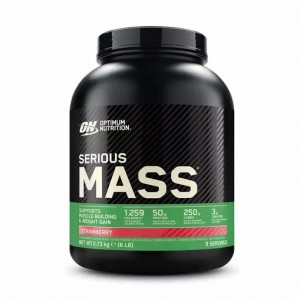 Optimum Nutrition Serious Mass Gainer Strawberry 2.73 kg (8 Servings) Romania | 7203-GJDAM