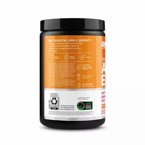 Optimum Nutrition ESSENTIAL AMIN.O. ENERGY® *new* Peach Mango Tango - Notify Me 0.6 lb - Notify me Romania | 2984-MHORI