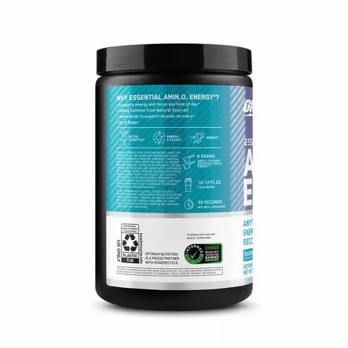 Optimum Nutrition ESSENTIAL AMIN.O. ENERGY® *new* Rainbow Sherbet - Notify Me 0.6 lb - Notify me Romania | 7935-ASCZR