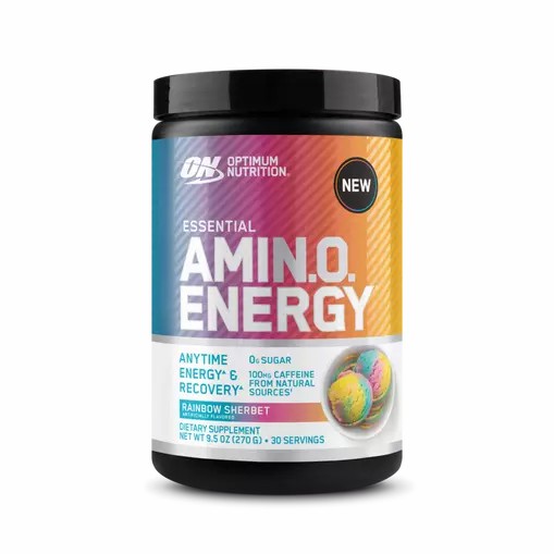 Optimum Nutrition ESSENTIAL AMIN.O. ENERGY® *new* Rainbow Sherbet - Notify Me 0.6 lb - Notify me Romania | 7935-ASCZR