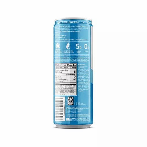 Optimum Nutrition ESSENTIAL AMIN.O. ENERGY+ Electrolytes Sparkling *new* Blue Raspberry Rush 355ml * 12 Cans (12 Servings) Romania | 6843-EKNQZ