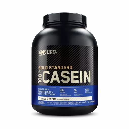 Optimum Nutrition GOLD STANDARD® 100% Casein Cookies & Cream 4 lb (53 Servings) Romania | 8597-EPXZH