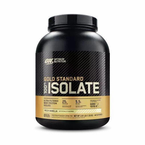 Optimum Nutrition GOLD STANDARD® 100% Isolate Rich Vanilla 2.91 lb (44 Servings) Romania | 7901-ESUVI