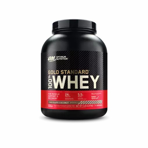 Optimum Nutrition GOLD STANDARD 100% WHEY™ Chocolate Coconut 5 lb (71 Servings) Romania | 1623-WXYPU