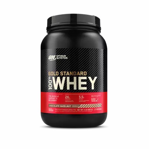 Optimum Nutrition GOLD STANDARD 100% WHEY™ Chocolate Hazelnut 2 lb (27 Servings) Romania | 5734-AHPQX