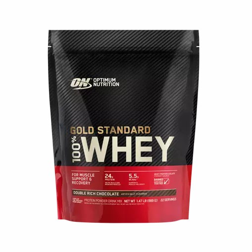 Optimum Nutrition GOLD STANDARD 100% WHEY™ Double Rich Chocolate 1.5 lb (22 Servings) Romania | 1684-FDKSI