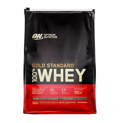 Optimum Nutrition GOLD STANDARD 100% WHEY™ Double Rich Chocolate 10 lb (149 Servings) Romania | 9740-FYOQH