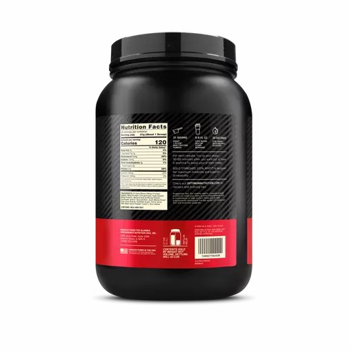 Optimum Nutrition GOLD STANDARD 100% WHEY™ Strawberries & Cream 2 lb (29 Servings) Romania | 3029-RHESV