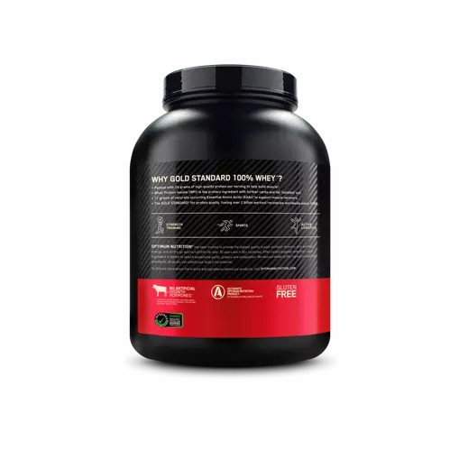 Optimum Nutrition GOLD STANDARD 100% WHEY™ Strawberries & Cream 5 lb (73 Servings) Romania | 0781-CLQAB