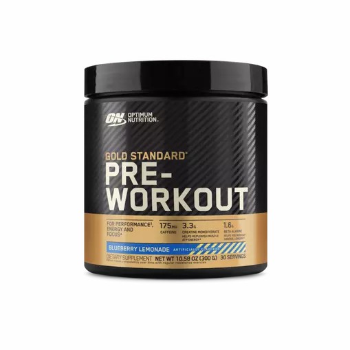 Optimum Nutrition GOLD STANDARD® Pre-Workout Blueberry Lemonade 0.66 lb (30 Servings) Romania | 4896-XKHGD