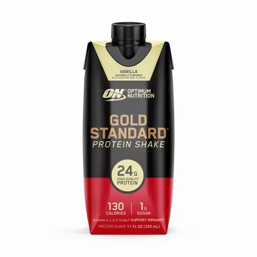 Optimum Nutrition GOLD STANDARD® Ready To Drink Protein Shake Vanilla 12 Cartons (12 Servings) Romania | 1643-KLOAY