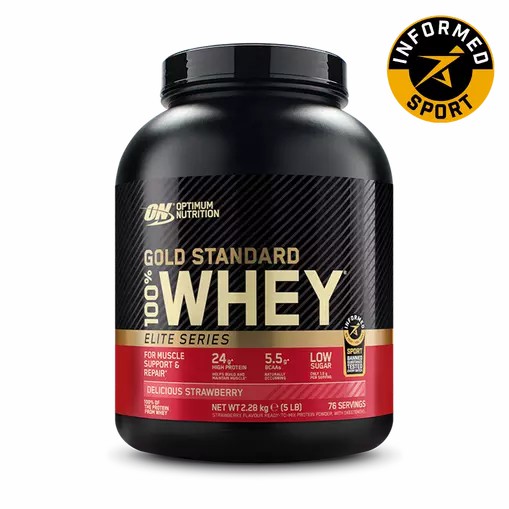 Optimum Nutrition Gold Standard 100% Whey - Elite Series Delicious Strawberry 2.27 kg Romania | 1509-KHTVN