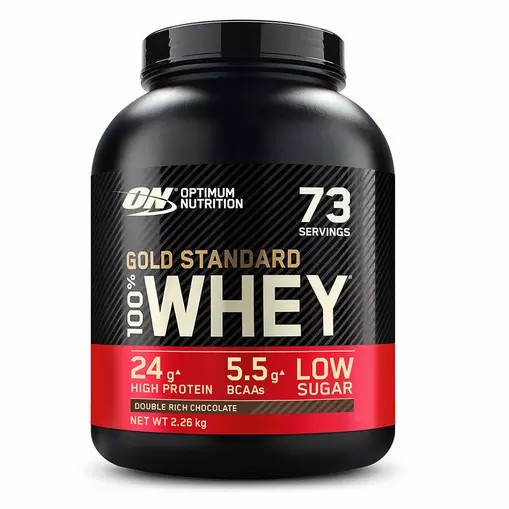 Optimum Nutrition Gold Standard 100% Whey Protein Powder Double Rich Chocolate 2.26 kg (76 Servings) Romania | 5690-TLSOI