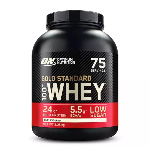 Optimum Nutrition Gold Standard 100% Whey Protein Powder Unflavoured 2.25 kg (75 Servings) Romania | 8379-PHGIR