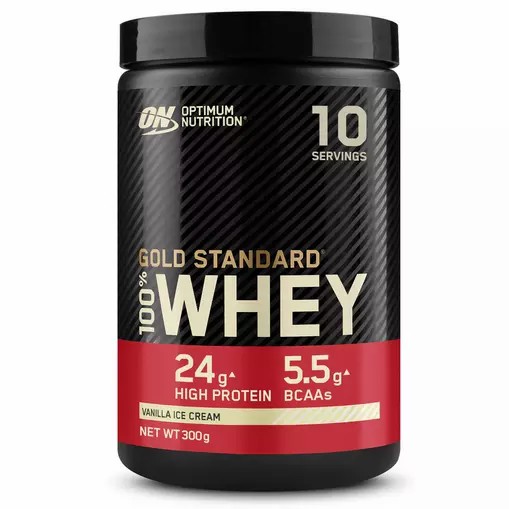 Optimum Nutrition Gold Standard 100% Whey Protein Powder Vanilla Ice Cream 300 grams (10 Servings) Romania | 6972-CLNWQ