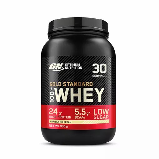 Optimum Nutrition Gold Standard 100% Whey Protein Powder Vanilla Ice Cream 900 grams (30 Servings) Romania | 1064-FZSGY