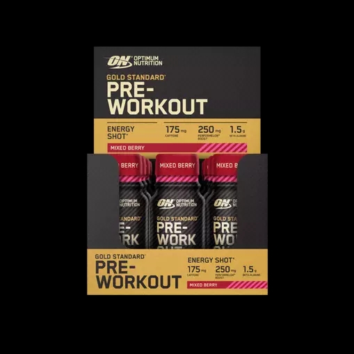 Optimum Nutrition Gold Standard Pre-Workout Shot Mixed Berry 720 ml (12 pieces) Romania | 1960-UQCGN