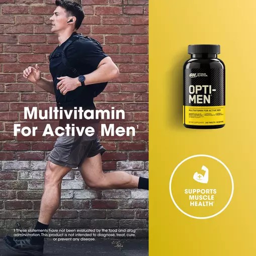 Optimum Nutrition OPTI-MEN® Multivitamin Tablets 240 Tablets (80 Servings) Romania | 8570-BLSZY