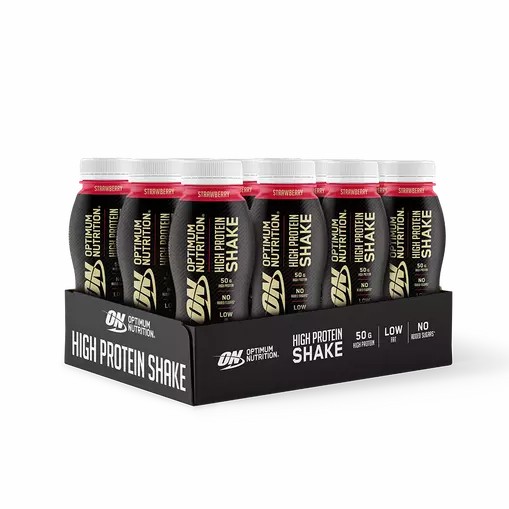 Optimum Nutrition Optimum Protein Shake Strawberry 6000 ml (12 bottles) Romania | 9567-GHEVQ