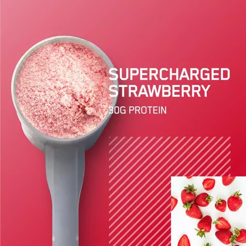 Optimum Nutrition PLATINUM HYDROWHEY™ Supercharged Strawberry 1.76 lb (20 Servings) Romania | 5016-SHEYR