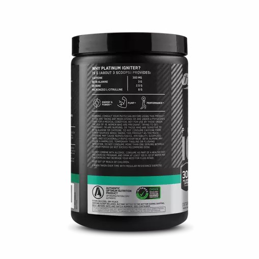 Optimum Nutrition Platinum Igniter Cherry Lime Punch 0.84 lb (20 Servings) Romania | 1508-FSUEZ