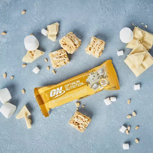 Optimum Nutrition Protein Bar Marshmallow Crunch 65 grams (1 bars) Romania | 4872-QJHVO