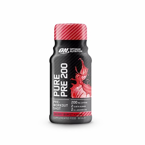 Optimum Nutrition Pure Pre 200 Pre-Workout Shot Berry 60ml (12 shots) Romania | 1983-ULSBY