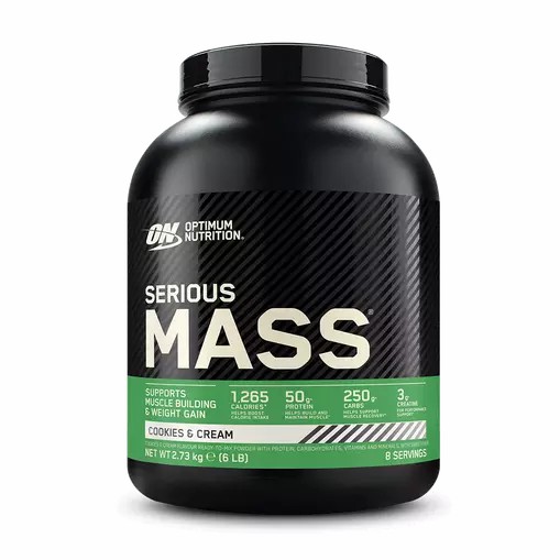 Optimum Nutrition Serious Mass Cookies & Cream 2.73 kg (8 Servings) Romania | 9347-WFYDX