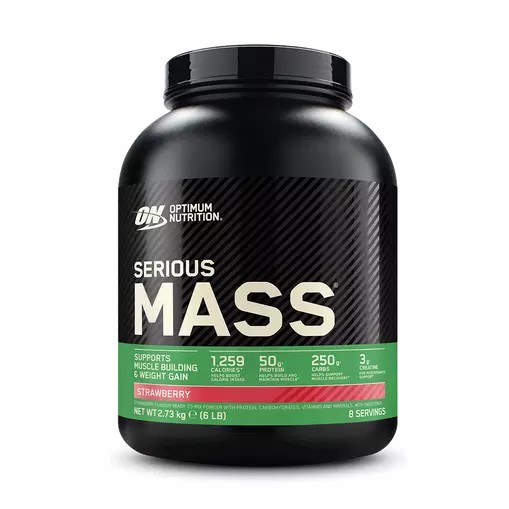 Optimum Nutrition Serious Mass Gainer Strawberry 2.73 kg (8 Servings) Romania | 7203-GJDAM